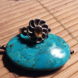 Sterling Silver Citrine Ring